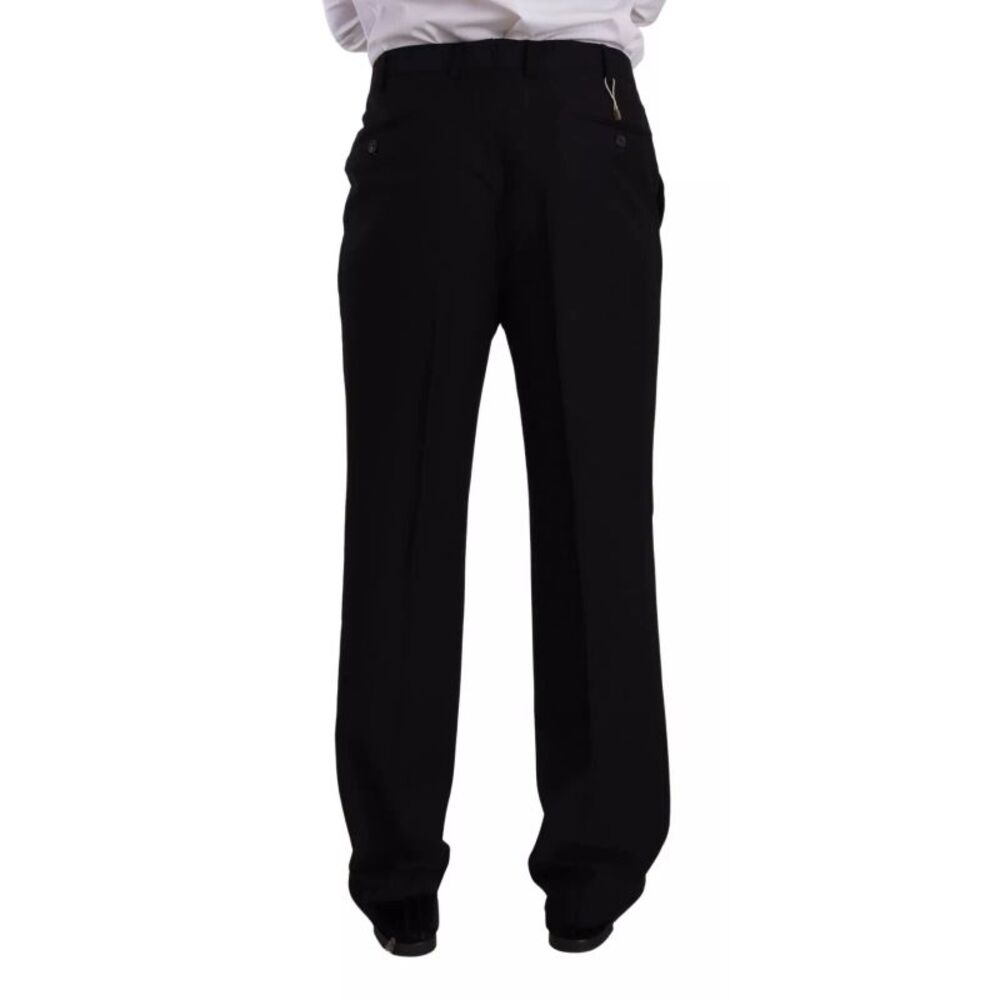 Domenico Tagliente Blue Polyester Single Breasted Formal 2 Piece Men's Suit